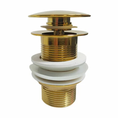 £12.28 • Buy Basin Sink Waste Pop Up Click Clack Sprung Plug Slotted/UnSlotted Polished