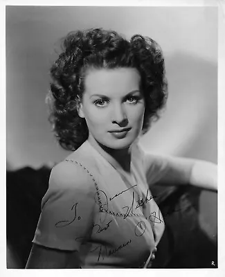 Maureen O'hara Original Autograph Signature Photo Ernest Bachrach Photographer • $199.99