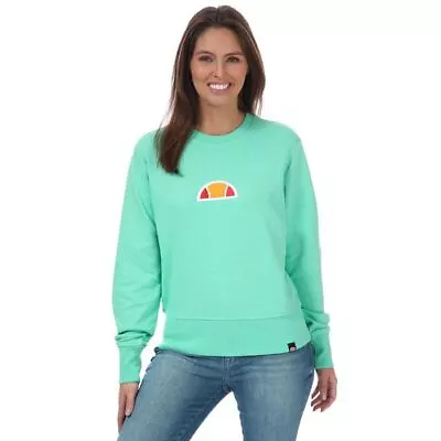£19.39 • Buy Women's Ellesse Crew Neck Pullover Sweatshirt In Green