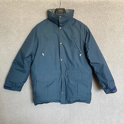 Vintage 80s LL BEAN Gore-Tex Maine Wardens Parka Medium USA Jacket No Hood • $59.98