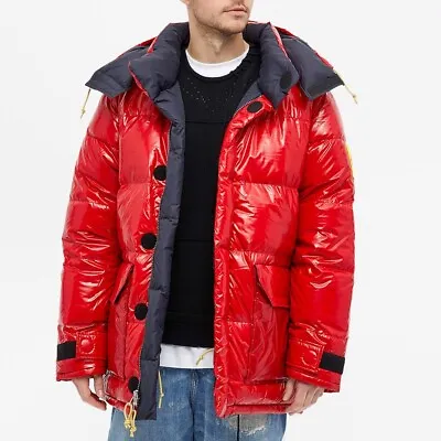 NWT $900 The North Face Brown Label Ripstop Down Parka Tnf Red Sz M • $399