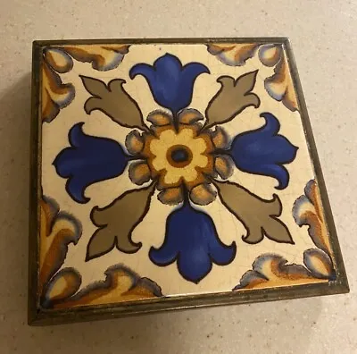 Heavy Vintage Tile Trivet 6.5 X 6.5 • $10.99