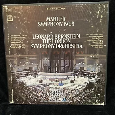 MAHLER Symphony #8 - LEONARD BERNSTEIN - COLUMBIA 2EYE ST 2LP BOX • $10