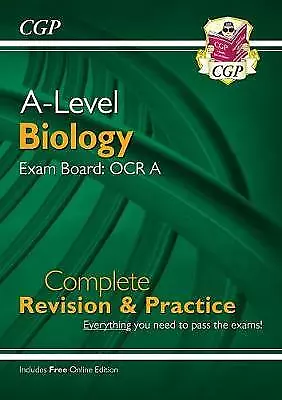 A-Level Biology: OCR A Year 1 & 2 Complete Revision & Practice With Online... • £10