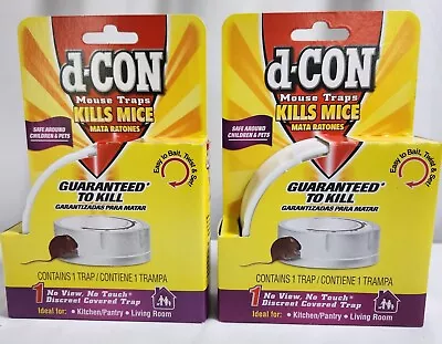 D-CON No View No Touch Covered Mouse Trap Lot Of 2 • $14.90