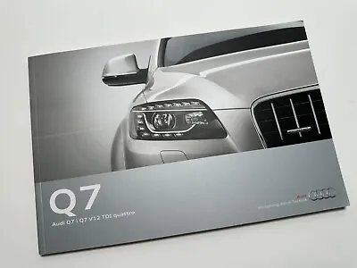 Audi Q7 Range Brochure 2012 Original Sales Ag Suv Tdi V12 Quattro • £13.65