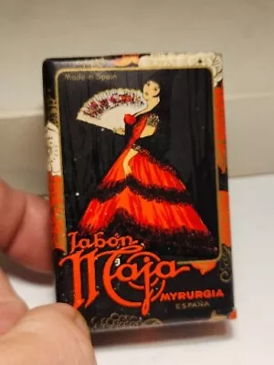 Vintage Maja Jabon By Myrurgia ESPANA Soap Bar 2 7/8 Oz Spain Barcelona NOS JRR1 • $15.67