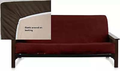 Cover Slipcover For Futon Elastic Sofa Bed Couch Slip Stretch Microfiber • $67.99