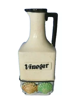 MEPOCO WARE Porcelain Vinegar Pitcher Decanter Jar Approx 7  Tall Vintage • $12.99