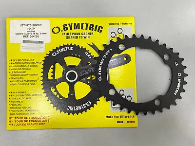 Osymetric MTB BCD 104mm 4 Bolts 34T Alloy Bicycle Chainring Black • $63.80