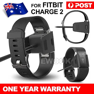 $11.25 • Buy USB Charging Cable Charger Lead For Fitbit CHARGE 2 Fitness Tracker Wristband AU