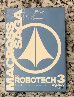 The Robotech Legacy Vol. 3: The Macross Saga (DVD) 3 Disc Set - Fast Shipping! • $7.99