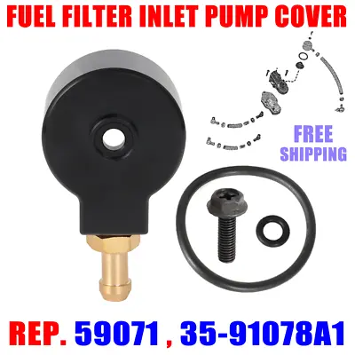 For Mercury Inline 6 Cylinder Outboards Fuel Filter Inlet Pump Cover 115hp 140hp • $25.99