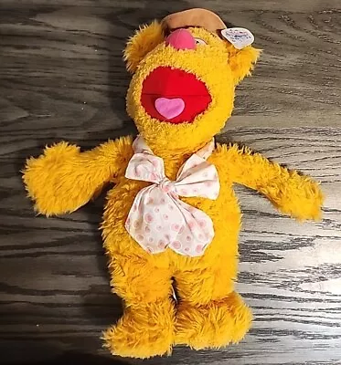 Vintage Muppets Fozzie Bear Plush Doll Jim Henson 17” Disney World HTF • $34.99