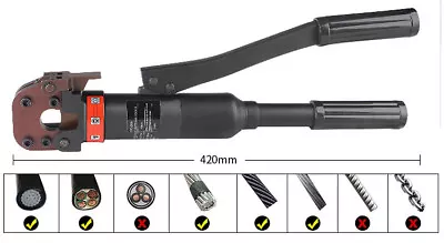 £161.49 • Buy 6T Hydraulic Cable Wire Rope Scissors Metal Wire Cutting Tool Bolt Cutter 4-20mm