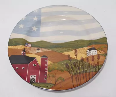 Sakura 1999 Warren Kimble AMERICA THE BEAUTIFUL Farmstead 8.25  Collector Plate • $7.99