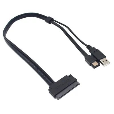 2.5 Inch Hard Disk Drive SATA 22Pin To ESATA Data USB Powered Cable Adapter Foh • $15.99
