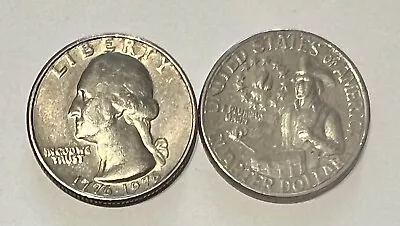 1976 P Bicentennial Quarter VG-EX Circulated Condition Set 2 Coins • $1.60