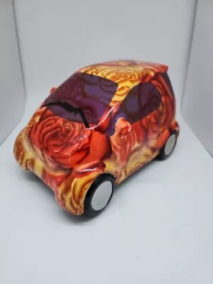 Moneybox Smart Car Style Bright Rose Decoration Ceramic  • £10