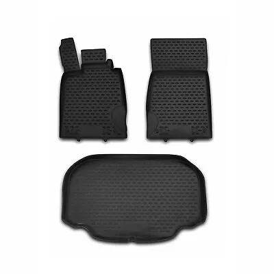 Floor Mats & Cargo Trunk Liner 3D Molded Fits Mercedes SL Class R230 2008-2012 • $129.90