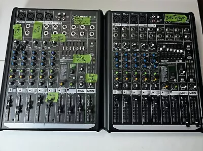 2X - Mackie PROFX8V2 8-Channel Professional Effects Mixer FOR PARTS Please Read • $130