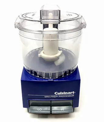 Cuisinart Mini-Prep Food Processor 2 Speed DLC-1 Rare Blue Unit ✅TESTED 🚚FREE📦 • $32.30