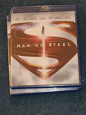 Man Of Steel (Blu-ray 2013) Henry Cavill Amy Adams WS NEW • $7.77