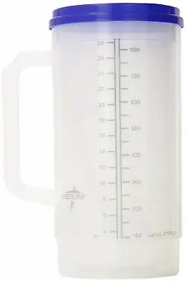 Insulated Hospital Medical Drinking Cup With Handle Lid & Flexible Straw 28 Oz • $12.99
