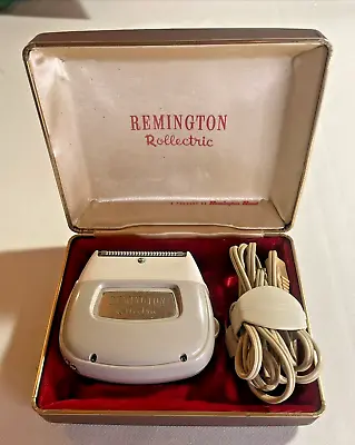 Vtg 50'S Remington Rollectric Ladies Shaver With Case • $19.85