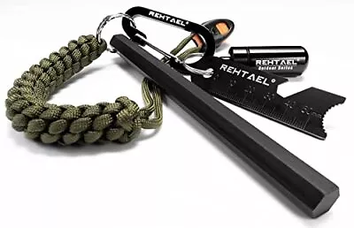 Flint And Steel Fire Starter Kit For Camping/Hiking - [6 X 1/2 Inch] Hexagon ... • $27.12