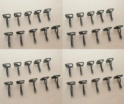 (30pcs) MOLDING/TRIM/PANEL CLIPS! FOR VINTAGE/CLASSIC CARS TRUCKS ETC (5/8x5/8) • $16.95