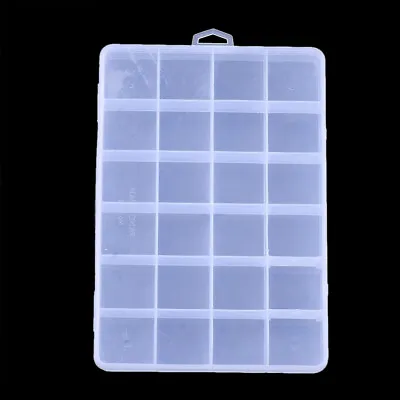£2.25 • Buy ❤ 24 Compartment Storage Box 19cm Jewellery Making Beads Case Container Plastic❤