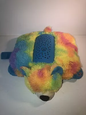 Dream Lites My Pillow Pets Peace Bear Tie Dye Bear Rainbow Plush Stuffed Animal • $9.99