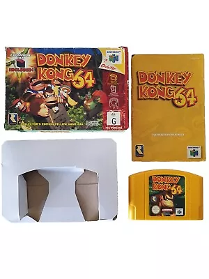 Donkey Kong 64 Nintendo 64 (N64) Boxed No Expansion Pak +FreePostage • $199.99