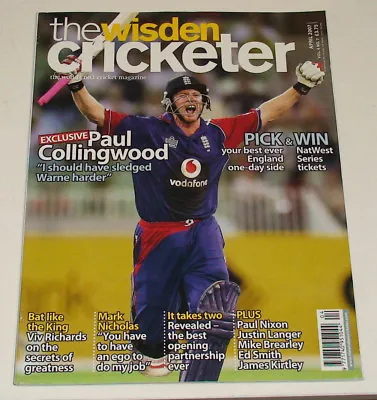 £4.74 • Buy The Wisden Cricketer Magazine - April 2007 Paul Collingwood Vol.4 #7