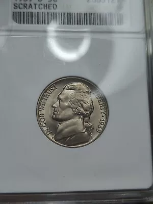 1939 D Jefferson Nickel Ms 60 Anacs • $34.99