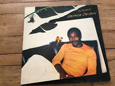 George Benson In Flight Vinyl LP W Bros. WB 56327 1977 A2/B2 Early Press EX/VG+ • $11.37