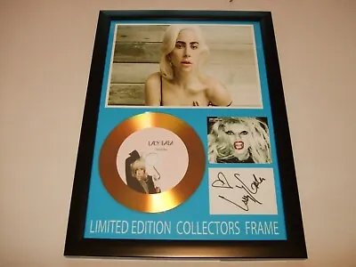 Lady Gaga   Signed  Disc  Framed  98 • £18.90