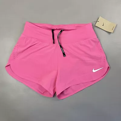 NWT Nike Dri-Fit Eclipse 3  Lined Run Shorts Pink Women's Medium • $11.05