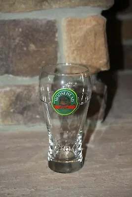 New Etched 1867 Moosehead Lager Pilsner Glass  Mousehead Etched In The Back  • $24.99