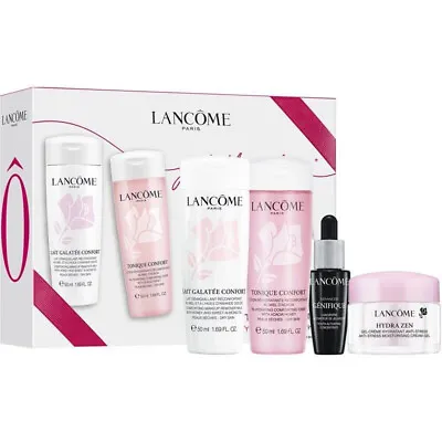 Lancome Hydra Zen My Soothing Kit 4Pc Set (Serum + Gel Cream + Remover + Toner) • £34.99