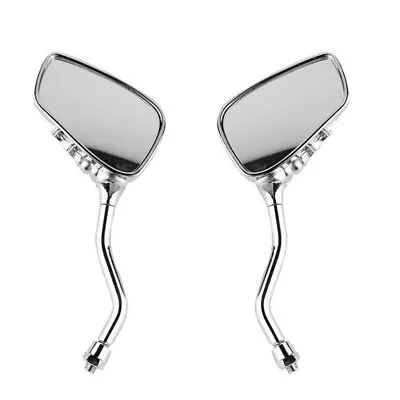 Left & Right Motorcycle Bike Rear View Mirrors For Honda Shadow Spirit 1100 • $23.90