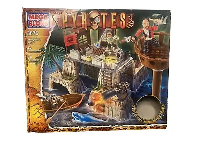 Mega Bloks Pyrates Smugglers Fort 3676 Pirate Fort Construction Set Not Complete • £17.99