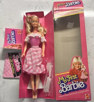 Mattel Barbie: My First Barbie 11  Doll (1875) W/ Box 1982 World Of Fashion • $34.49