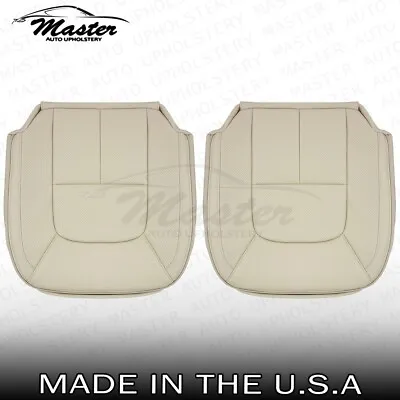 Fits 2008 - 2016 Volvo S80 Driver & Passenger Bottom Perforated Beige Seat Cover • $326.32