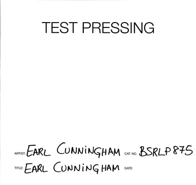 Earl Cunningham(Test Pressing Vinyl LP)Earl Cunningham-BSRLP875-M/M • £24.99