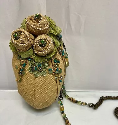 Mary Francis Beaded Bag HandPurse Beautiful Unique Vintage • $89.99