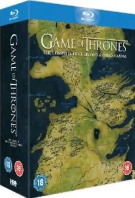 Game Of Thrones: The Complete First Second & Third Seasons Blu-ray (2014) Sean • £8.34