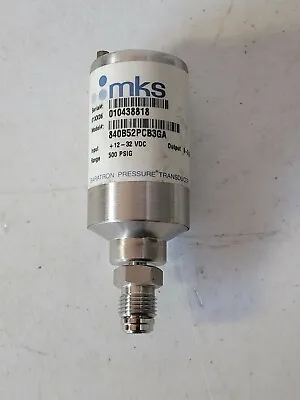 MKS 840B52PCB3GA Baratron Pressure Transducer 500PSIG Capacitance Manometer 1/4  • $150