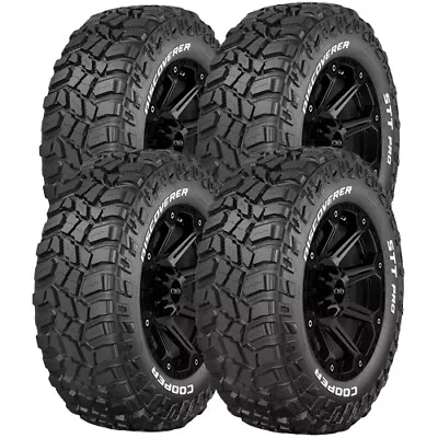 (QTY 4) LT285/70R17 Cooper Discoverer STT Pro 121Q Load Range E White Letter • $1109.96